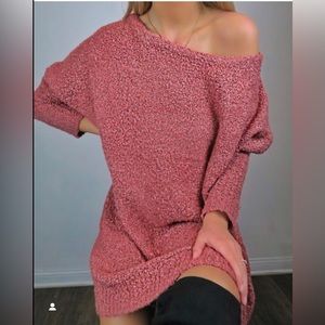 Oversized sweater dress